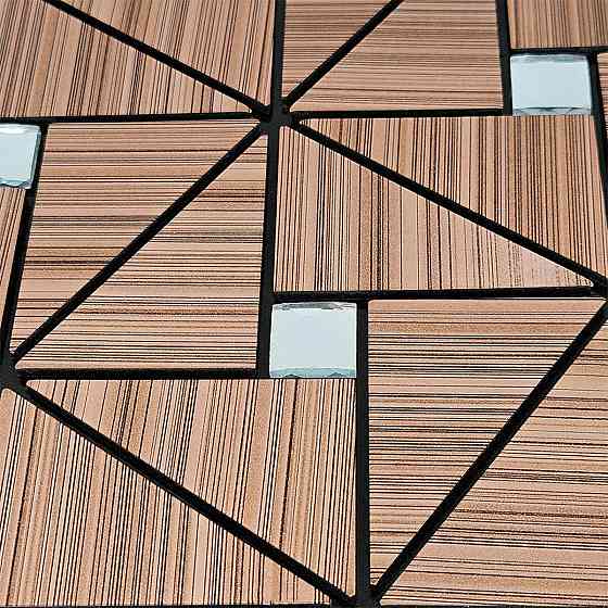 Самоклеюча алюмінієва плитка 300х300х3мм Бронза SW-00001927 Київ