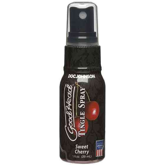 Спрей для мінету Doc Johnson GoodHead Tingle Spray - Sweet Cherry (29 мл) зі стимулювальним ефектом Sex Aura Київ