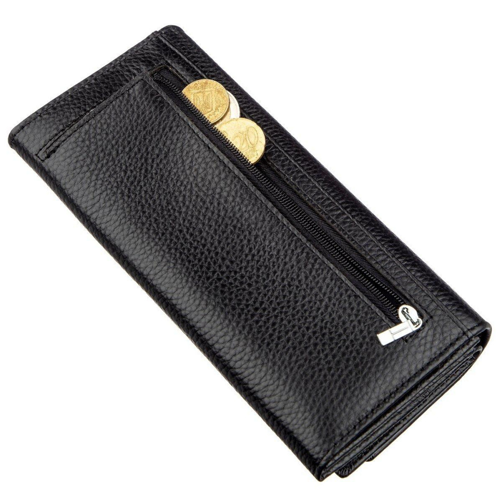 Універсальний гаманець-візитниця ST Leather 18951 Чорний Київ - фото 16