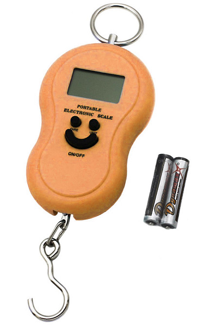 Весы-кантер для багажа электронные до 50 кг оранжевые Киев - изображение 1