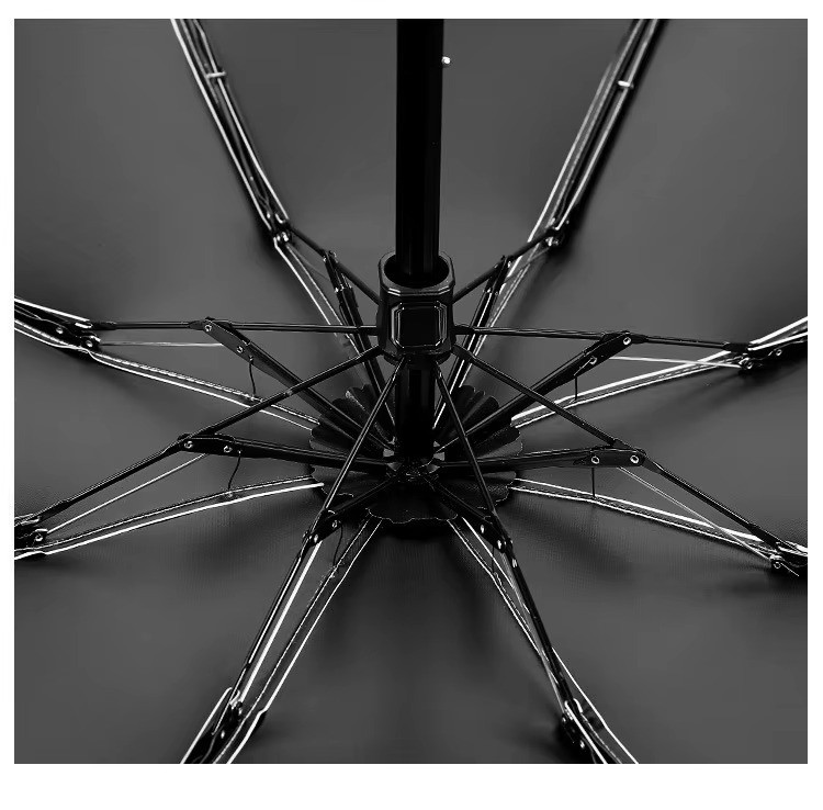 Зонт механический.Зонт карманный от дождя и солнца.Мини-зонт в футляре на 8 спиц в чехле цвет черный Каменец-Подольский - изображение 6