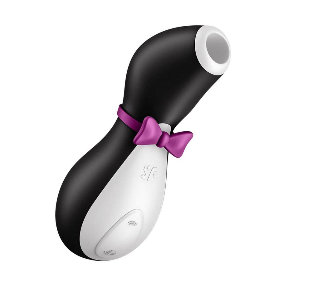 Вакуумний стимулятор клітора Satisfyer Penguin Air Pulse Sex Aura Київ - фото 2