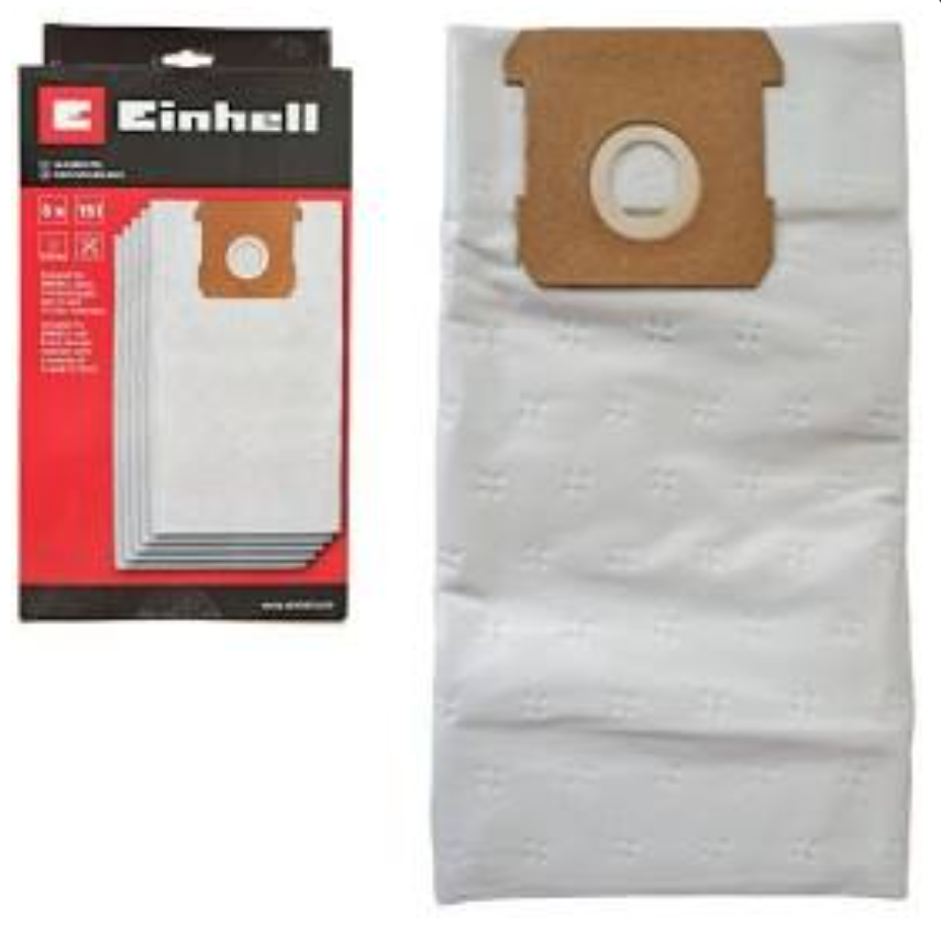 Мешки синтетические к промышленному пылесосу Einhell 15л (5 шт.) 2351185 Киев - изображение 3