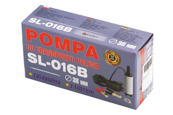 Насос для перекачки топлива 12В d16мм D38мм Rewolt 25 л/мин Винница
