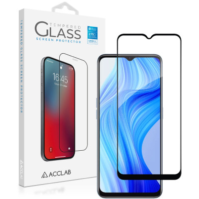 Скло захисне ACCLAB Full Glue Realme V20 Black (1283126559419) Вінниця - фото 1