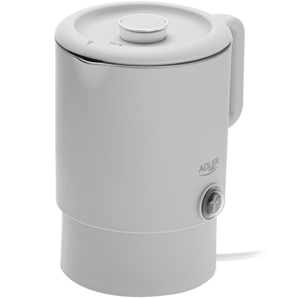 Електрочайник Adler AD 1388g дорожній 650Вт/ 0.8л/ подвійні стінки/ автовимкнення/сірий Вінниця - фото 6