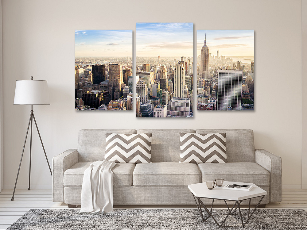 Модульная картина в гостиную / спальню Пейзаж міста Art-583_3 Киев - изображение 2