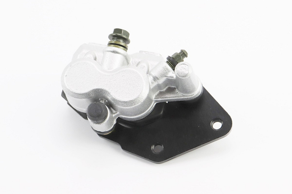 Гальмівний супорт задньої системи (двопоршневий)+колодки ТИП №3.1, сріблястий Київ - фото 1