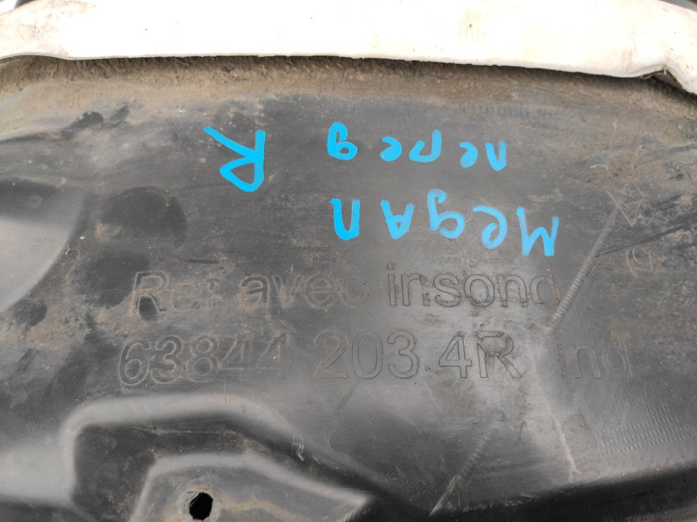 Підкрилок передній правий Renault Megane III 2008-2015 (638442034R) Ковель - фото 3