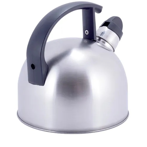 Чайник 1,5л нержавіюча сталь зі свистком з нейлоновою ручкою 1080 KAMILLE Житомир - изображение 2