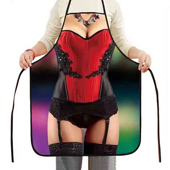 Фартук женский с приколом 80 на 60 см разноцветный Киев