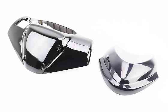 УЦІНКА пластик - керма верхній Race1,3 під спідометр "овал", ЧОРНИЙ + ВЕТРОВИК (присутні дрібні подряпини) Київ