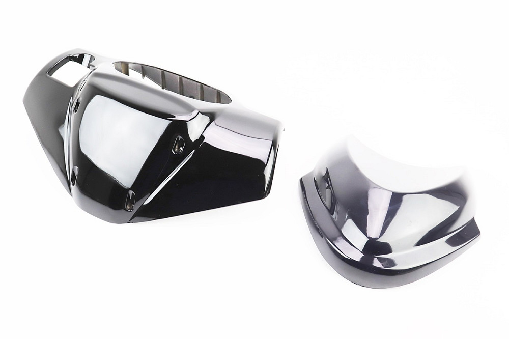 УЦІНКА пластик - керма верхній Race1,3 під спідометр "овал", ЧОРНИЙ + ВЕТРОВИК (присутні дрібні подряпини) Київ - фото 1