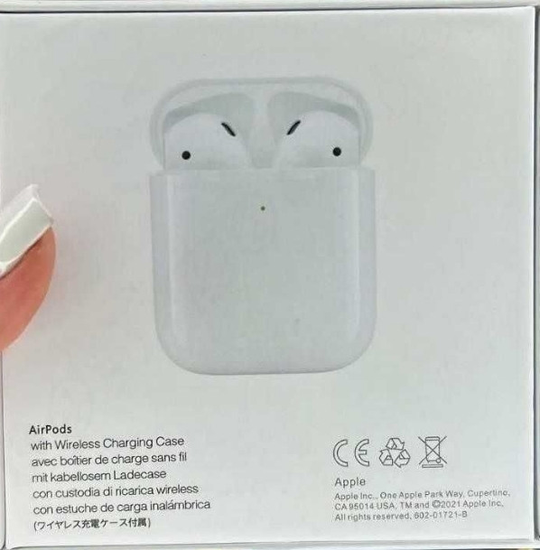 Бездротові навушники АірПодс 2 Wireless Charging Full якість. Харьков - изображение 3