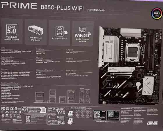 Am5 Asus Prime b850 WiFi Новая материнская плата. Киев
