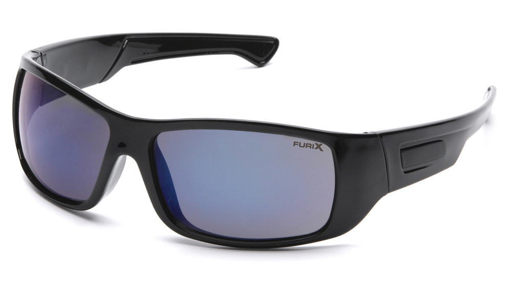 Окуляри захисні Pyramex Furix (blue mirror) Anti-Fog, дзеркальні сині Запорожье - изображение 1