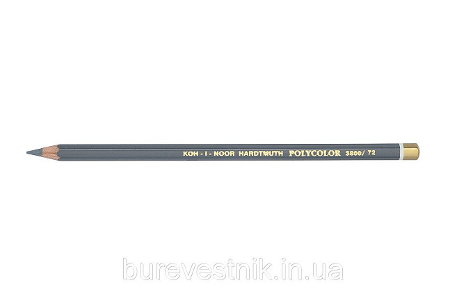 Олівець художній "Kooh-i-Noor" POLYCOLOR 3800/72 slate grey/аспідно-сірий, шт Київ - фото 1