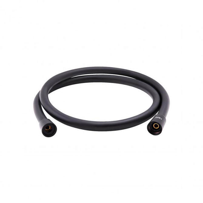 Шланг для ручного душа полемір Qtap Hadice 1200 мм QTHADPVC120B Black Matt Харків - фото 1