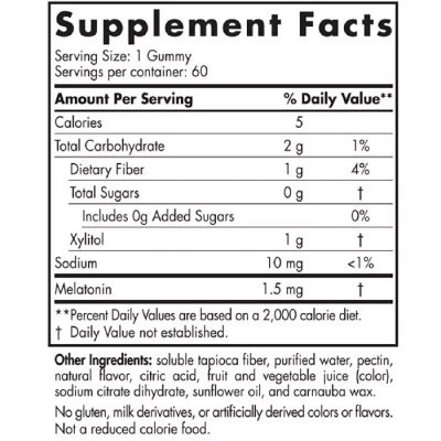Антиоксидант Nordic Naturals Мелатониновые жевательные конфеты, Melatonin Gummies, вкус ма (NOR30188) Винница - изображение 2