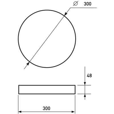 Светильник Eurolamp Easy click 30W 4000K (LED-NLR-30/40(GM)) Винница