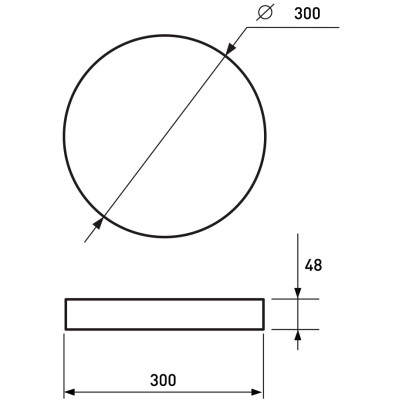 Светильник Eurolamp Easy click 30W 4000K (LED-NLR-30/40(GM)) Винница - изображение 3