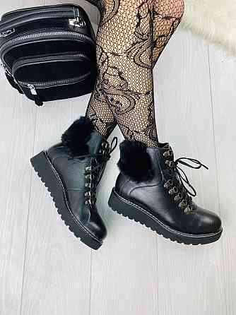 Черевики жіночі D and V 2033 чорні (зима, кожа черная) (2195) лише 37р. 37 Коломыя