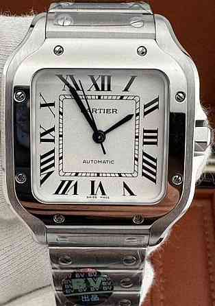 Чоловічий наручний годинник Cartier Santos 40mm. Київ