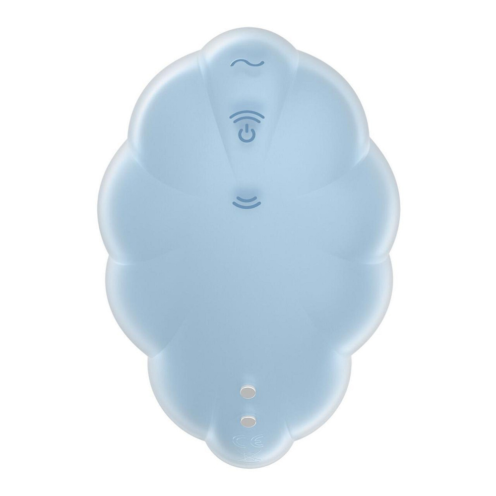 Вакуумний стимулятор з вібрацією Satisfyer Cloud Dancer Blue Sex Aura Київ - фото 5