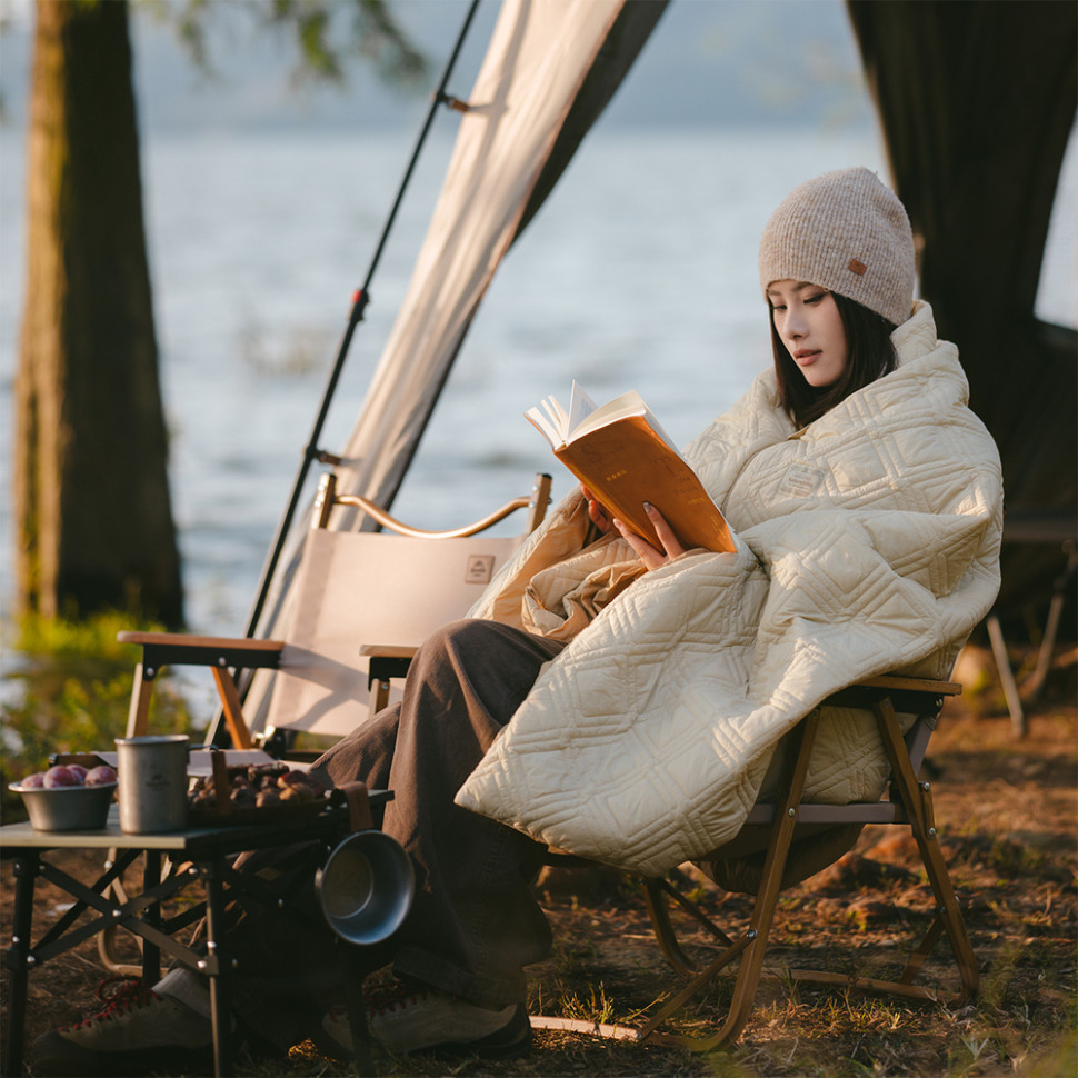 Одеяло с подогревом Naturehike CNK2450PJ015, 95х190 см, бежевое Киев - изображение 9