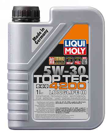 LIQUI MOLY 8972 Top Tec 4200 SAE 5W-30 — Повністю синтетична моторна олива Low SAPS | Для бензинових і дизельних двигунів з DPF Ковель