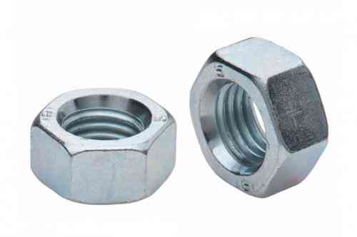 Гайка шестигранная м²0 DIN 934 кл. пр. 6 цинк белый (пач 5шт) APRO Ровно