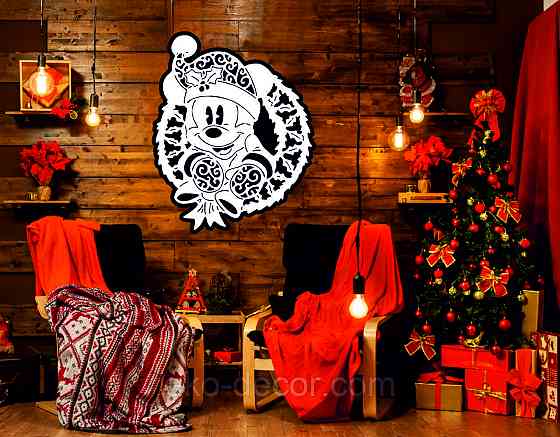 Декоративное настенное Панно «Микки Маус», Декор на стену Киев