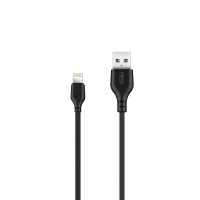 Дата кабель USB 2.0 AM to Lightning 2.0m 2.1A black XO (XO-NB-103-L-2-BK) Вінниця - фото 1