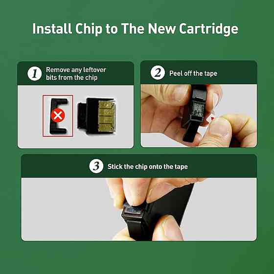 Картриджі для принтера KINGJET 924 HP 924 для HP OfficeJet 8120e 8122e 8124e 8125e OfficeJet Pro 8130e/8132e/8134e/8138e без чіпа Днепр