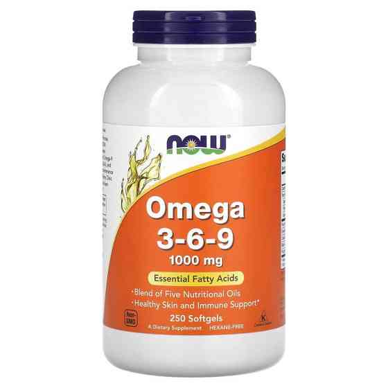 Омега NOW OMEGA 3-6-9 1000MG 250 softgels Луцьк