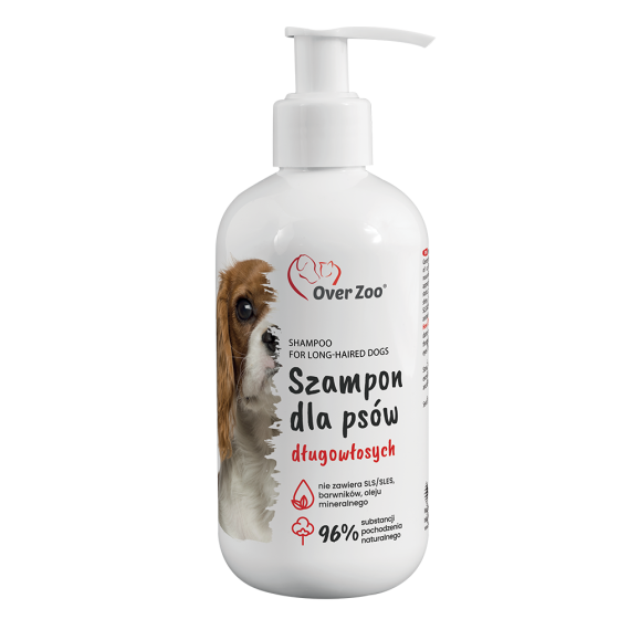 Мягкий шампунь для собак ОверЗоо OverZoo Shampoo For Long Fur с длинной шерстью 250 мл Винница
