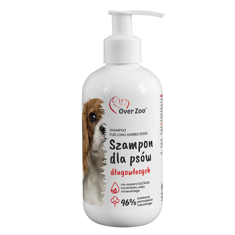 Мягкий шампунь для собак ОверЗоо OverZoo Shampoo For Long Fur с длинной шерстью 250 мл Винница - изображение 1