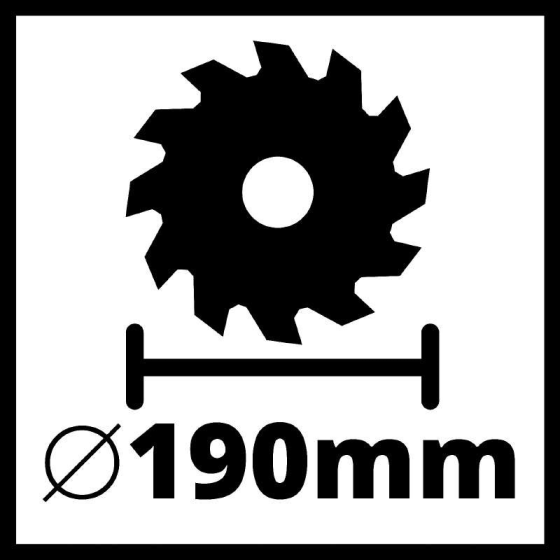 Мощная циркулярная пила Einhell TC-CS 1410 : 1410 Вт, 5500 об/мин, диск 190x30x2,5 мм /24 Киев