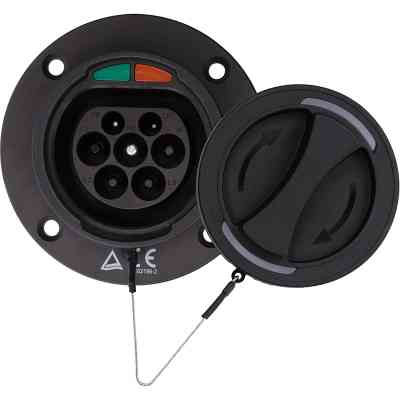 Розетка для заряджання електромобіля HiSmart Type 2 (Male), 32A, 3-фазная (EV200634) Вінниця