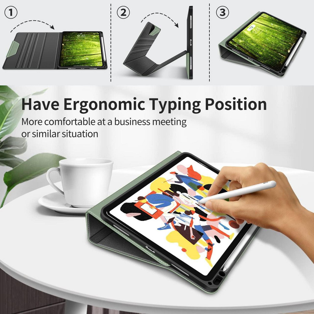 Защитный чехол-книжка Holimet для iPad Air 5 2022/Air 4 2020 10.9/iPad 4-го поколения 10.9/iPad Pro 11 2018 Днепр - изображение 6