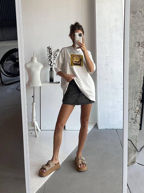 Женская базовая футболка из кулирного трикотажа хлопок Одесса - изображение 8