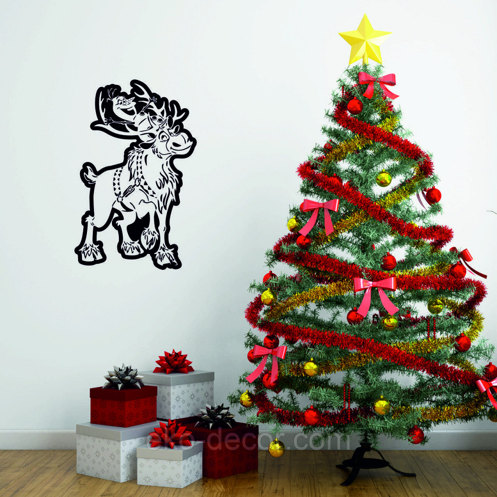 Декоративное настенное Панно «Олень», Декор на стену 110*68 см Киев - изображение 4