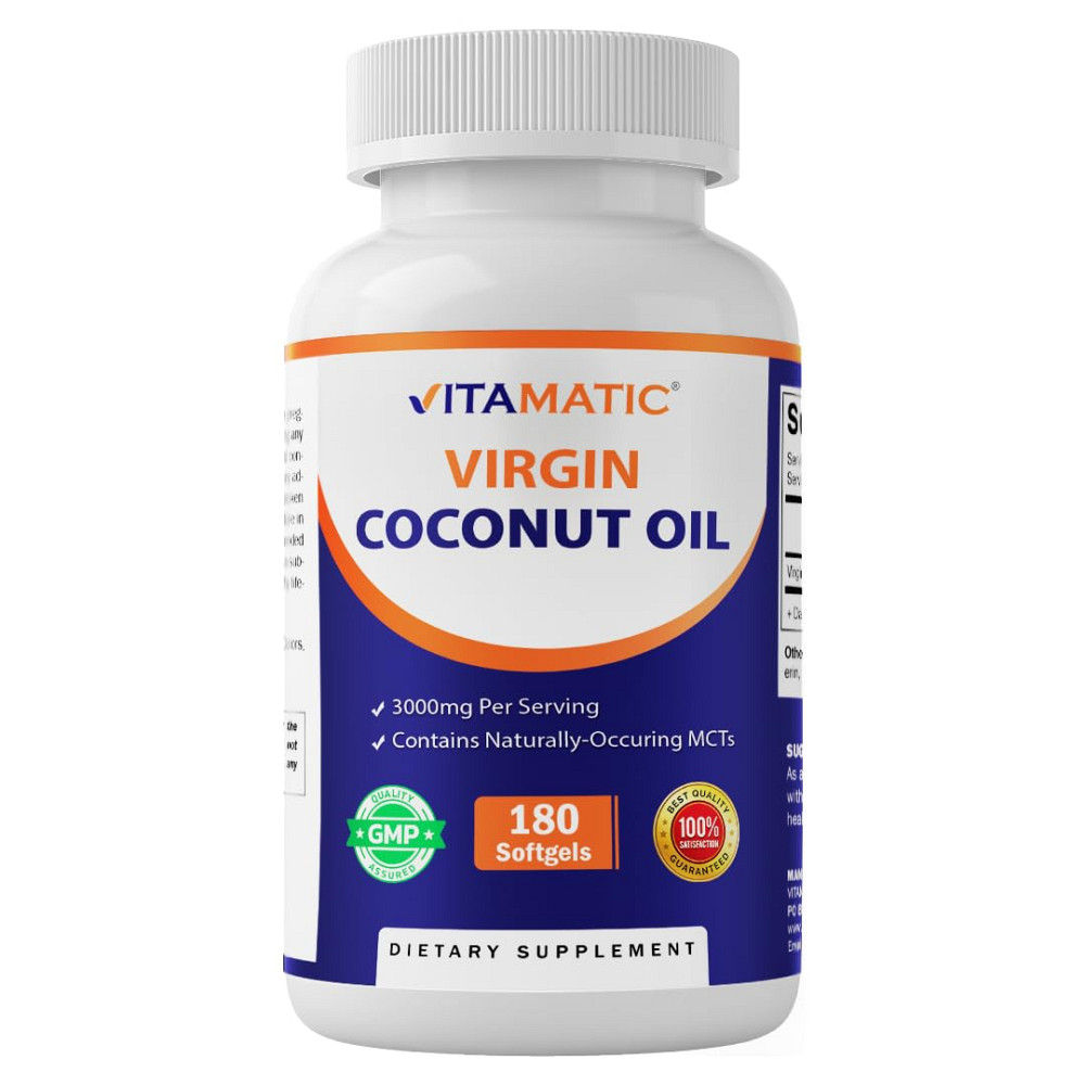 Virgin Coconut Oil, 180 Softgels (1,000 mg per Softgel) Луцк - изображение 1
