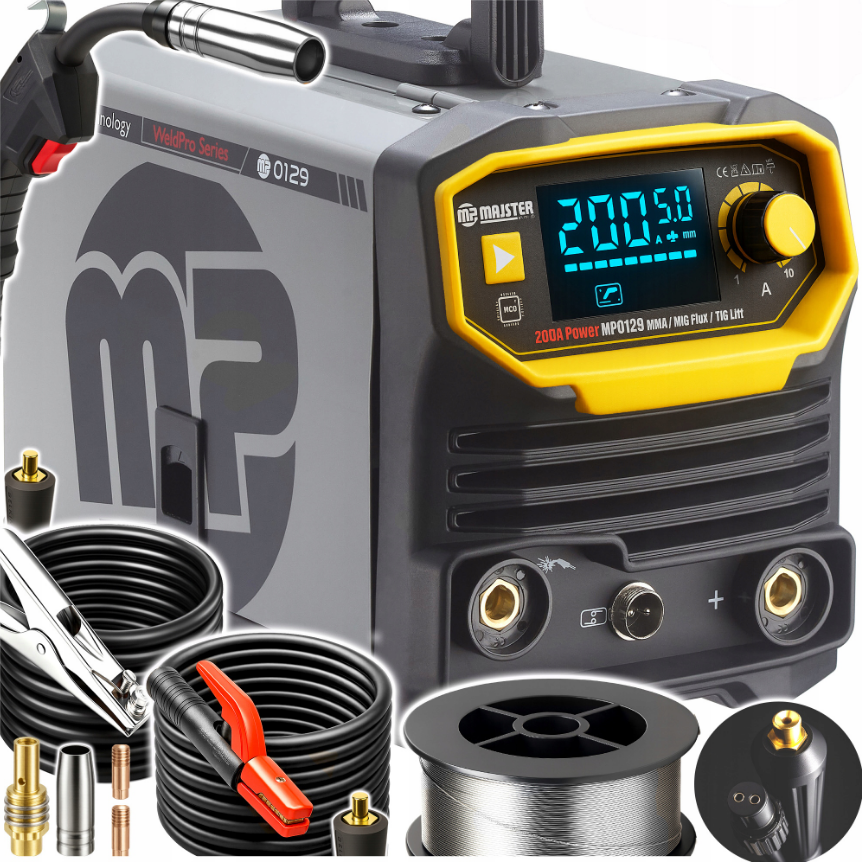 Инверторный сварочный аппарат IGBT MIG FLUX MMA migomat MP0129 Majster Pro (Польша) Киев - изображение 1