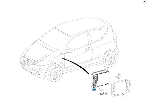 Mercedes-Benz  A2115403545 Блок управління Zentrales Gateway ZGW E-class W211 C-class W203 SLK R171 CL C215 S-class short W220 SLR McLaren C199 SL R23 Одеса