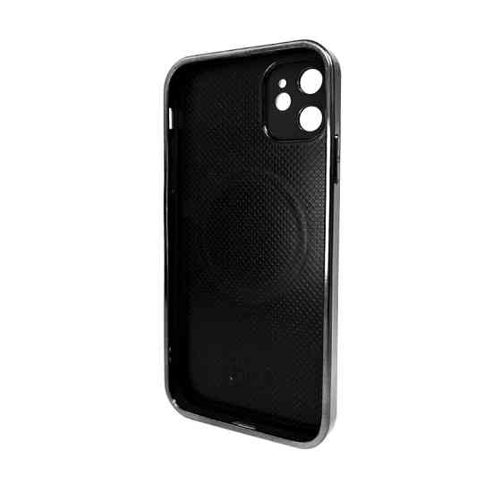 Чохол для iPhone 12 AG Glass з магнітним кріпленням, чорний Київ