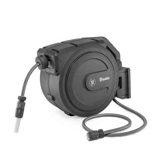 Котушка автоматична зі шлангом 1/2" 20м та аксесуарами WHITE LINE, WL-W7B20 Київ