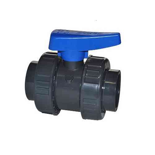 Кран кульовий ПВХ Effast d63 мм Київ