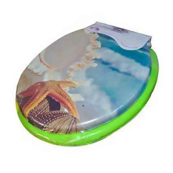 Сидение для унитаза мягкое ЛЮКС Picasso (в ассортименте) Харьков