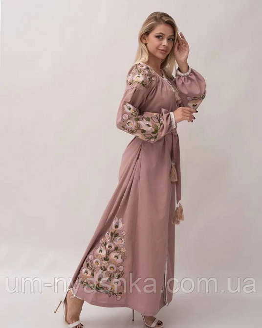 Жіноча вишита сукня на льоні Мальва Кривий Ріг - фото 7